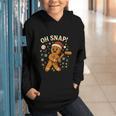 Oh Snap Gingerbreadman Christmas Baseball Graphic Youth Hoodie Oh Snap Gingerbreadman Christmas Baseball Graphic Youth Hoodie