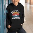 Outfield Matters Baseball Outfielder Athlete Sports Graphic Youth Hoodie