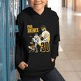 Paul Skenes Pittsburgh MLB Baseball Players MLBPSK304N Graphic Youth Hoodie