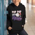 Pop Pop Rookie Of Year 1st Birthday Baseball Theme Matching Graphic Youth Hoodie