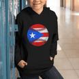 Puerto Rico Baseball Flag Boricua Beisbol Fan Gear Graphic Youth Hoodie Puerto Rico Baseball Flag Boricua Beisbol Fan Gear Graphic Youth Hoodie