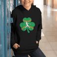 Retro Shamrock Baseball St Patricks Day Men Women Boys Girls Graphic Youth Hoodie