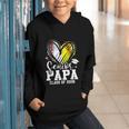 Senior Papa Class Of 2026 Baseball Softball Graduation Heart Graphic Youth Hoodie