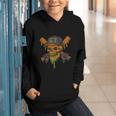 Six Seven 6 7 Baseball Skull Drip Halloween Horror Sports Graphic Youth Hoodie Six Seven 6 7 Baseball Skull Drip Halloween Horror Sports Graphic Youth Hoodie