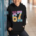 Six Seven Drip Baseball Player Number 67 Or 67th Birthday Graphic Youth Hoodie Six Seven Drip Baseball Player Number 67 Or 67th Birthday Graphic Youth Hoodie