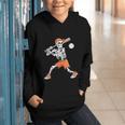 Skeleton Batting Baseball Halloween Graphic Youth Hoodie Skeleton Batting Baseball Halloween Graphic Youth Hoodie
