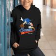 Sonic The Hedgehog Sonic Baseball Est 1991 Graphic Youth Hoodie Sonic The Hedgehog Sonic Baseball Est 1991 Graphic Youth Hoodie