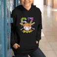 Spooky Halloween Baseball Ice Cream Dripping Six Seven 6 7 Graphic Youth Hoodie