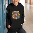 Spring Training 2026 Baseball Fan Retro Palm Cactus Graphic Youth Hoodie