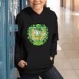 St Patrick Day Baseball Drip Ice Cream Baseball Home Plate Graphic Youth Hoodie St Patrick Day Baseball Drip Ice Cream Baseball Home Plate Graphic Youth Hoodie