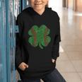 St Patricks Day Shamrock Baseball Saint Paddy's Graphic Youth Hoodie