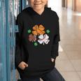 St Patricks Day Shamrock Basketball Baseball Men Boys Kids Graphic Youth Hoodie