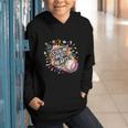 Stealing Bases And Hearts Baseball Puns Sports Graphic Youth Hoodie