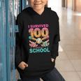 I Survived 100 Days Of School Baseball Ice Cream Drip Graphic Youth Hoodie I Survived 100 Days Of School Baseball Ice Cream Drip Graphic Youth Hoodie