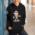 USA Patriotic Baseball Ice Cream Cone Freedom Graphic Youth Hoodie USA Patriotic Baseball Ice Cream Cone Freedom Graphic Youth Hoodie
