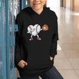 Valentines Day Baseball Ball Heart Dab Boys Kids Men Graphic Youth Hoodie