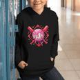 Valentines Day Baseball Boys Ice Cream Drip Heart Youth Kids Graphic Youth Hoodie Valentines Day Baseball Boys Ice Cream Drip Heart Youth Kids Graphic Youth Hoodie