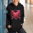Valentines Day Baseball Red Heart Dab Boys Girls Kids Graphic Youth Hoodie Valentines Day Baseball Red Heart Dab Boys Girls Kids Graphic Youth Hoodie