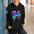 Vintage Baseball 84 Number Graphic Youth Hoodie Vintage Baseball 84 Number Graphic Youth Hoodie