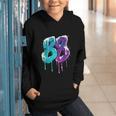 Vintage Baseball 88 Number Graphic Youth Hoodie Vintage Baseball 88 Number Graphic Youth Hoodie