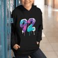 Vintage Baseball 92 Number Graphic Youth Hoodie