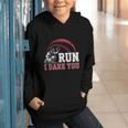 Vintage Humor Baseball Apparel Run I Dare You Graphic Youth Hoodie Vintage Humor Baseball Apparel Run I Dare You Graphic Youth Hoodie