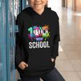 Women's 100 Days Of School Dripping Baseball Boys Kids Teacher Graphic Youth Hoodie
