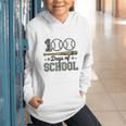 100 Days Of School Baseball Camo Boys School Teacher Graphic Youth Hoodie