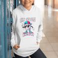 67 Meme Six Seven Baseball Ice Cream Drip Girls Boys Premium Tri-Blend Graphic Youth Hoodie