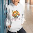 Bananas Baseball Sunset Retro Fruit Sports Boys Kids Men Premium Tri-Blend Graphic Youth Hoodie