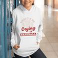 Baseball Game Day There Is No Crying In Baseball Graphic Youth Hoodie