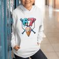 Baseball Ice Cream Drip 67 Six Seven Gen Alpha Slang Meme Graphic Youth Hoodie