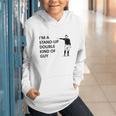 Baseball Pun Saying I'm a Stand Up Double Type Of Guy Graphic Youth Hoodie Baseball Pun Saying I'm a Stand Up Double Type Of Guy Graphic Youth Hoodie