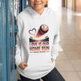 Baseball Valentine Forever On Deck For You Graphic Youth Hoodie