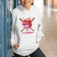 Boys Valentine Day Baseball Helmet Drip Ice-Cream Youth Kids Graphic Youth Hoodie