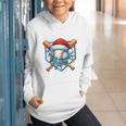 Christmas Baseball Drip For Boys Kids Ice Cream Drip Graphic Youth Hoodie Christmas Baseball Drip For Boys Kids Ice Cream Drip Graphic Youth Hoodie