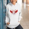 Cute Baseball &Cupid Wings Happy Valentines Boys Men Graphic Youth Hoodie