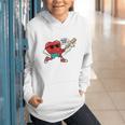 Heart Valentines Day Baseball Men Boys Kids Teens Graphic Youth Hoodie Heart Valentines Day Baseball Men Boys Kids Teens Graphic Youth Hoodie