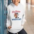 Hey Chicago Whadya Say Baseball Hot Dog Graphic Youth Hoodie Hey Chicago Whadya Say Baseball Hot Dog Graphic Youth Hoodie