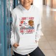 I Just Hit 100 Days Of School Baseball Boy Girl Teacher Graphic Youth Hoodie