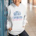 Tired But Caffeinated Baseball Mom Trendy Tired Baseball Mom Graphic Youth Hoodie