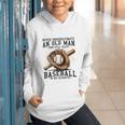Never Underestimate Old Man Plays Baseball In His Seventies Graphic Youth Hoodie Never Underestimate Old Man Plays Baseball In His Seventies Graphic Youth Hoodie