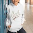 Vintage Baseball Coach Graphic Youth Hoodie Vintage Baseball Coach Graphic Youth Hoodie