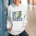 Youth Baseball Catcher Humor Don’t Get In A Pickle Graphic Youth Hoodie Youth Baseball Catcher Humor Don’t Get In A Pickle Graphic Youth Hoodie