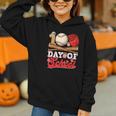100 Days Of School Baseball Player Sports Game Teacher Kid Graphic Youth Hoodie