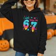 I Was 6 Now I'm 7 67 Birthday Baseball Drip 7 Year Old Graphic Youth Hoodie I Was 6 Now I'm 7 67 Birthday Baseball Drip 7 Year Old Graphic Youth Hoodie