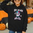 67 Meme Six Seven Bruh Baseball Ice Cream Drip Graphic Youth Hoodie
