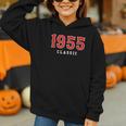 70 Year Old 1955 Classic Baseball Fan 70th Birthday Graphic Youth Hoodie