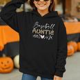 Baseball Auntie Leopard Baseball Heart Graphic Youth Hoodie Baseball Auntie Leopard Baseball Heart Graphic Youth Hoodie