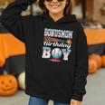 Baseball Ice Cream Drip Bonus Mom Of The Birthday Boy Graphic Youth Hoodie